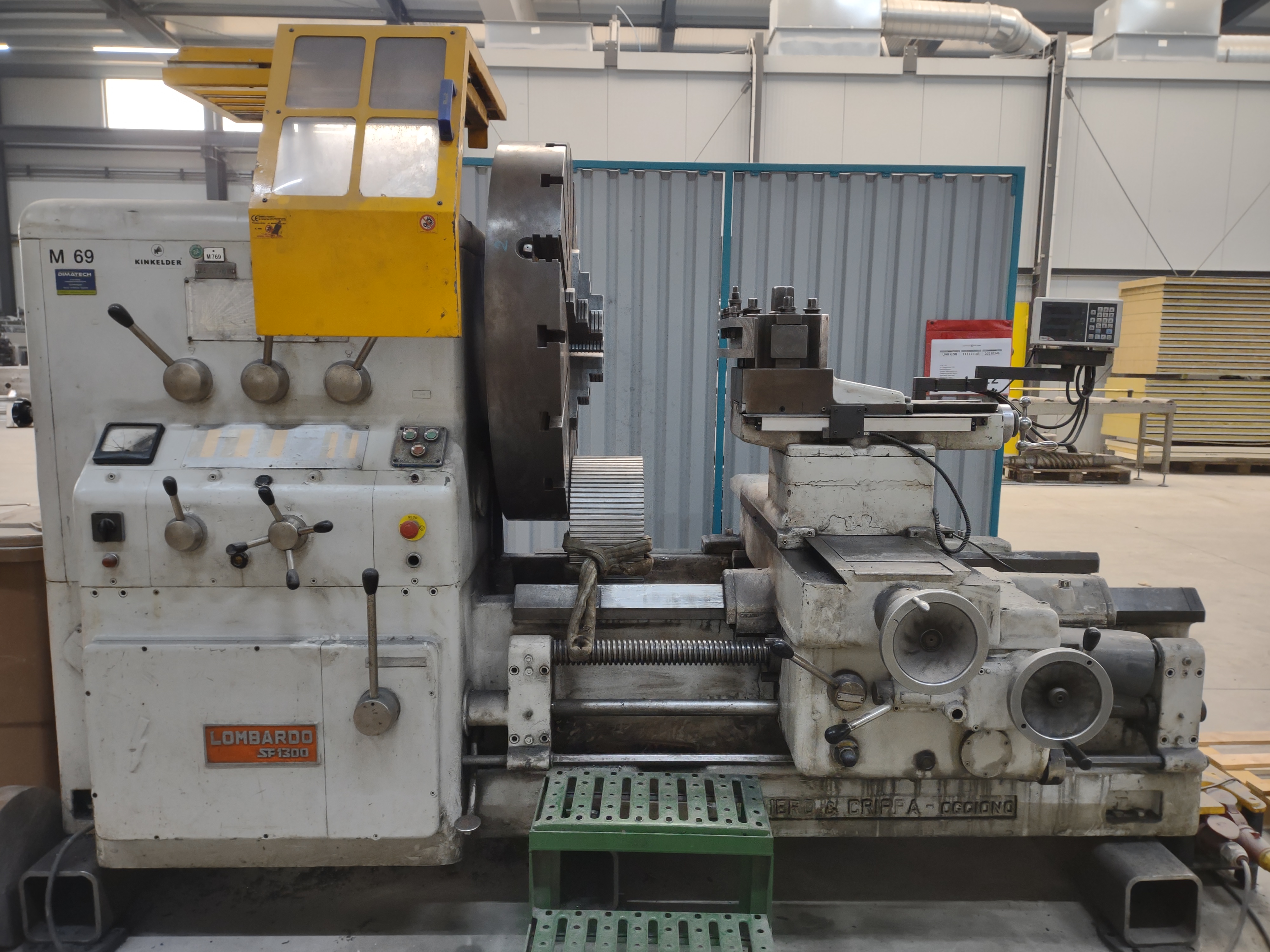 Drehmaschine mit Planscheibe ; ID 293